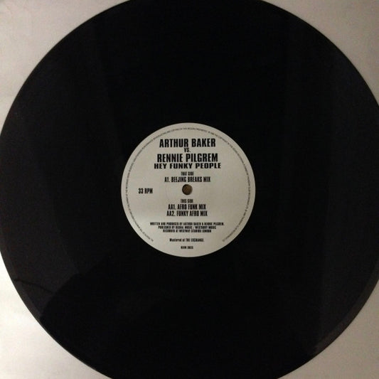 Arthur Baker Vs. Rennie Pilgrem : Hey Funky People (12")