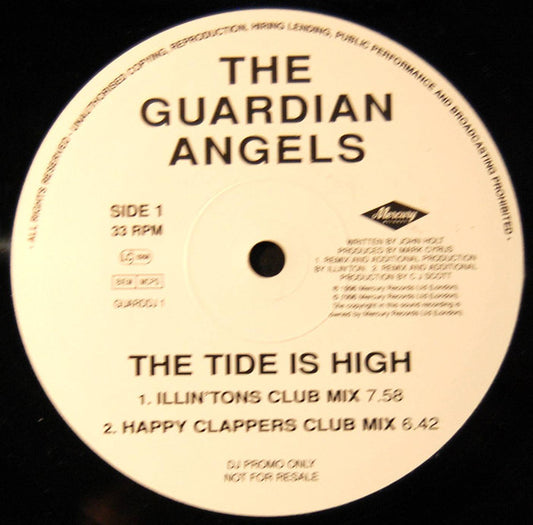 Guardian Angels : The Tide Is High (12", Promo)