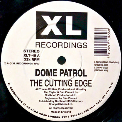Dome Patrol : The Cutting Edge E.P. (12", EP)
