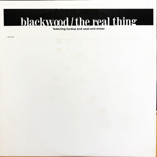 Donovan Blackwood : The Real Thing (2x12", Promo)