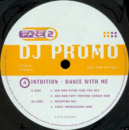 Intuition : Dance With Me (12", Promo)