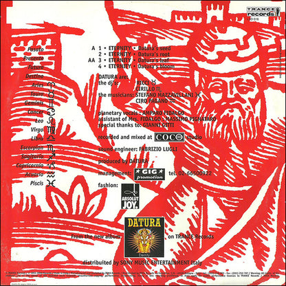 Datura : Eternity  (De Luxe Remix) (12", Whi)