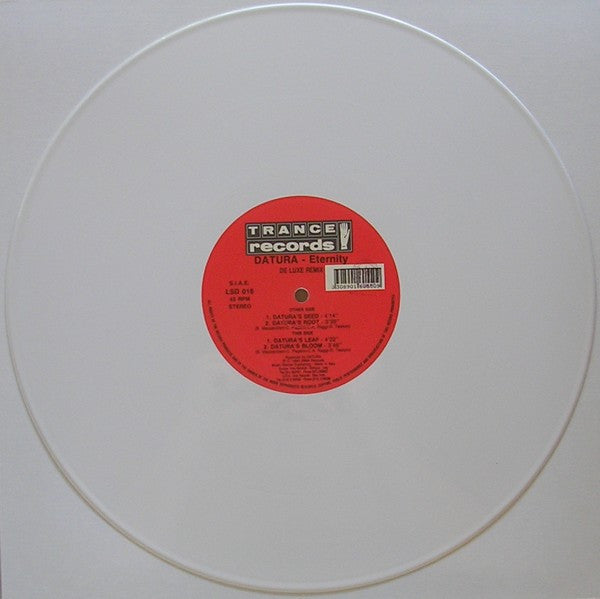 Datura : Eternity  (De Luxe Remix) (12", Whi)