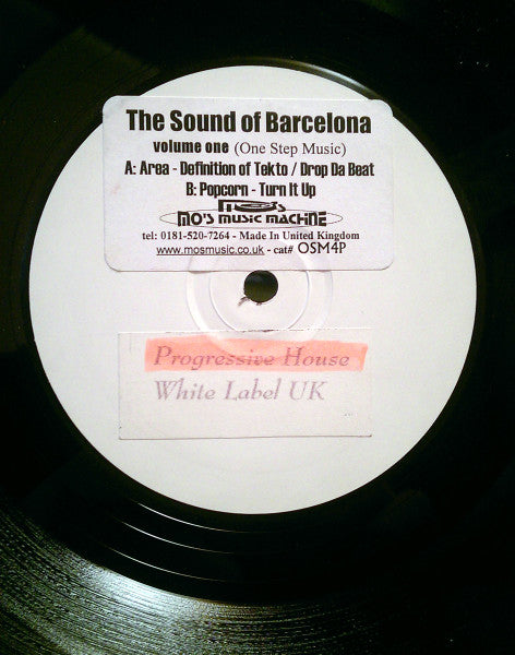 Various : The Sound Of Barcelona Volume 1 (12", Comp, W/Lbl, Sti)