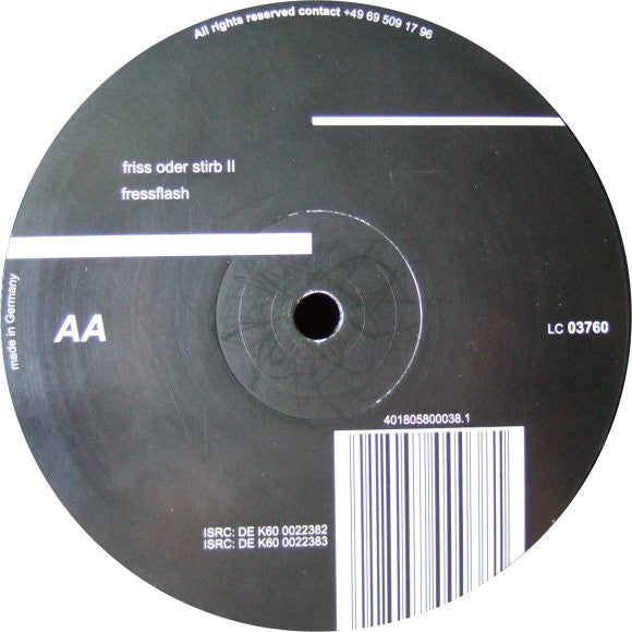 TPH / WJH* : Friss Oder Stirb (12")