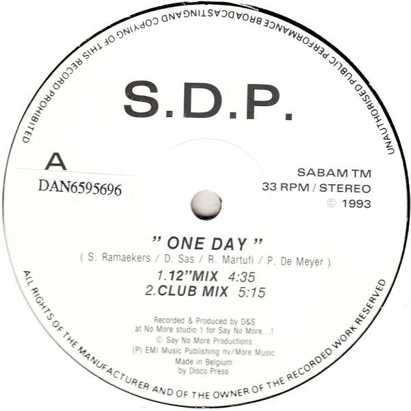 Soul Dance Project : One Day (12", Promo)