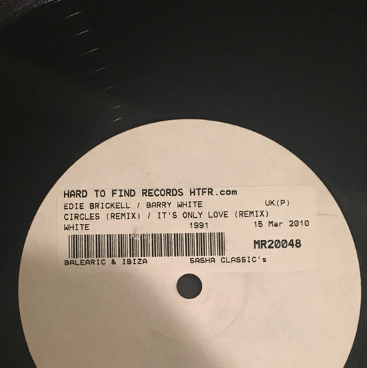 Edie Brickell / Barry White : Circles / It's Only Love (12", Unofficial, W/Lbl)