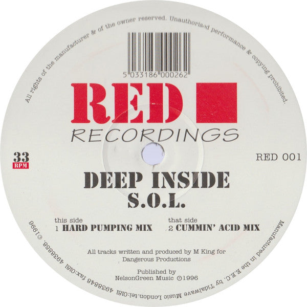 S.O.L. (6) : Deep Inside (12")
