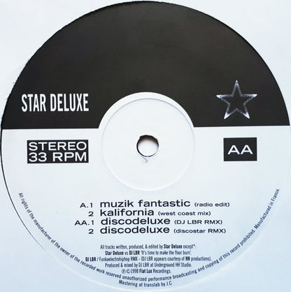 Star Deluxe : Muzik Fantastic (12")
