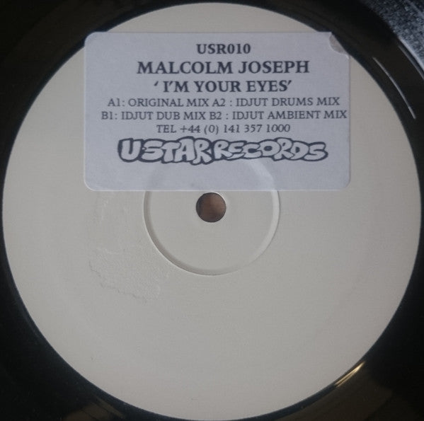 Malcolm Joseph : I'm Your Eyes (12", EP, W/Lbl, Sti)