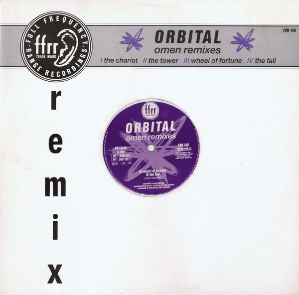 Orbital : Omen Remixes (12", Single)