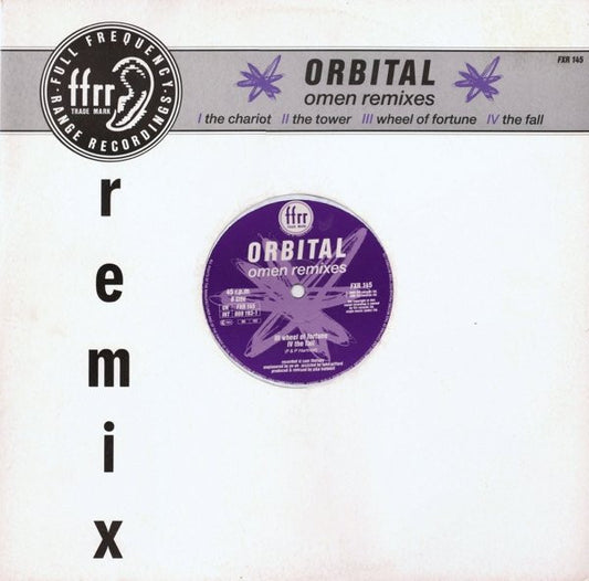 Orbital : Omen Remixes (12", Single)
