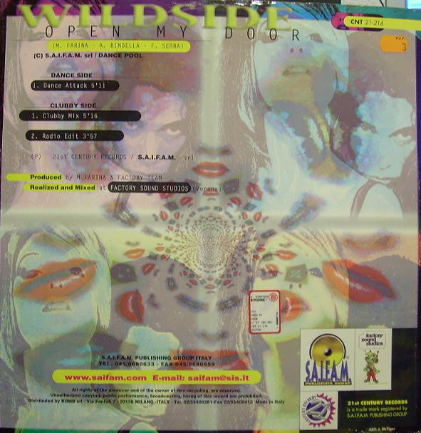 Wildside : Open My Door (12")