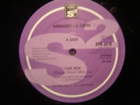 Annabella Lwin : Car Sex (12", Promo)