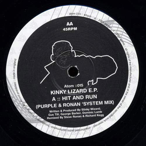 Slinky Wizard : Kinky Lizard E.P. (Hit And Run Part Two) (12", EP)