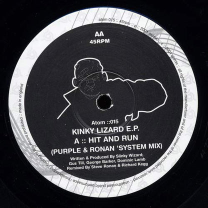 Slinky Wizard : Kinky Lizard E.P. (Hit And Run Part Two) (12", EP)