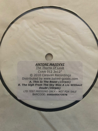 Antoni Maiovvi : The Thorns Of Love (2x12", Album, Promo, W/Lbl)