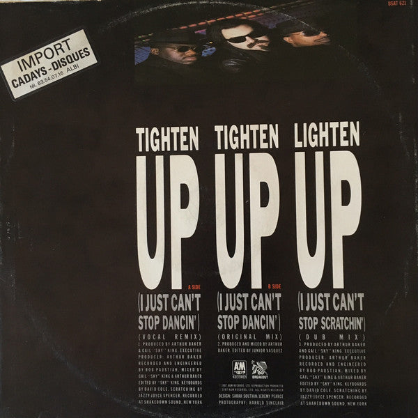 Wally Jump Jr & The Criminal Element : Tighten Up (I Just Can't Stop Dancin') (12")
