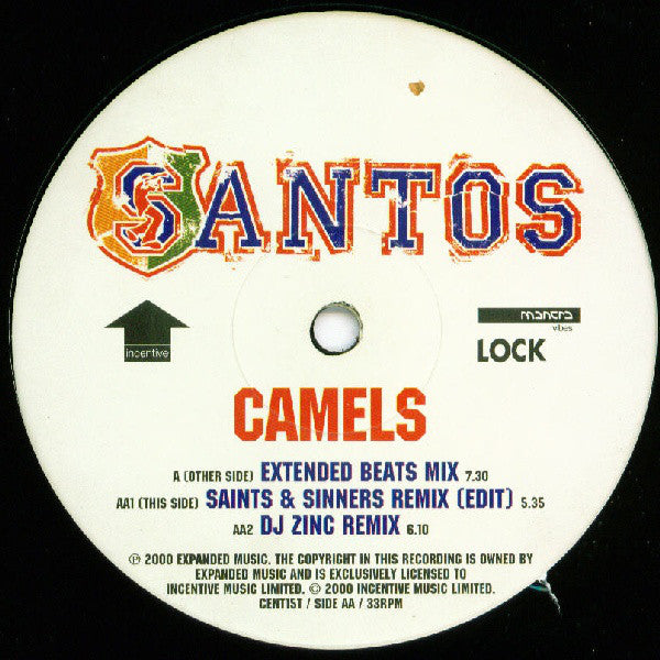 Santos : Camels (12", Single)
